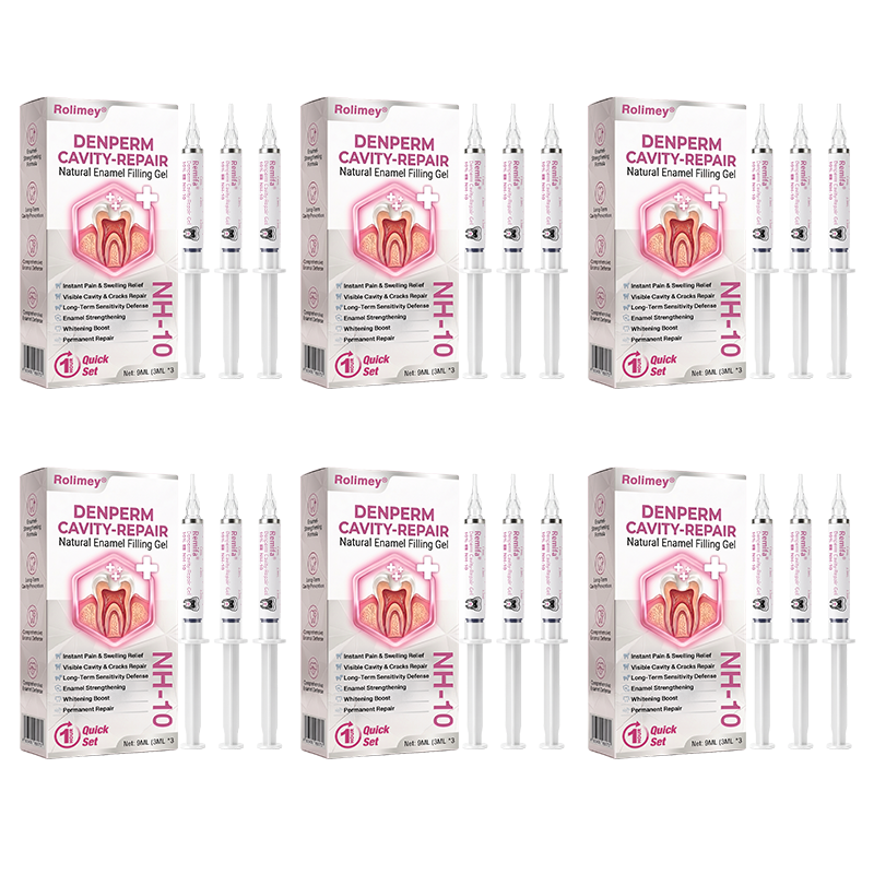 🇨🇿 Rolimey® DenPerm – přírodní gel pro výplň zubního skloviny k opravě zubních kazů