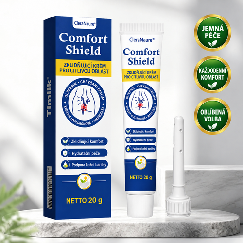 CleraNaure® ComfortShield – zklidňující krém pro citlivou oblast