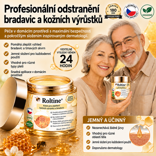 🐝 Roltine®: Pokročilá péče se včelím jedem proti bradavicím a kožním nedokonalostem 👨‍⚕️ Inspirováno dermatologickou vědou | Cílená péče v pohodlí domova