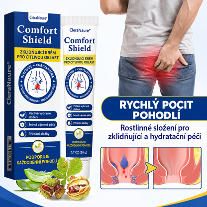 CleraNaure® ComfortShield – zklidňující krém pro citlivou oblast
