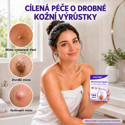COLTURE® náplast s mikrojehlami k odstranění bradavic a znamének