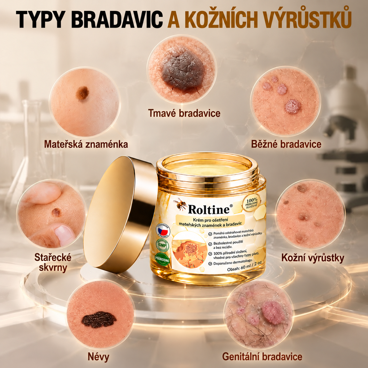 🐝 Roltine®: Pokročilá péče se včelím jedem proti bradavicím a kožním nedokonalostem 👨‍⚕️ Inspirováno dermatologickou vědou | Cílená péče v pohodlí domova
