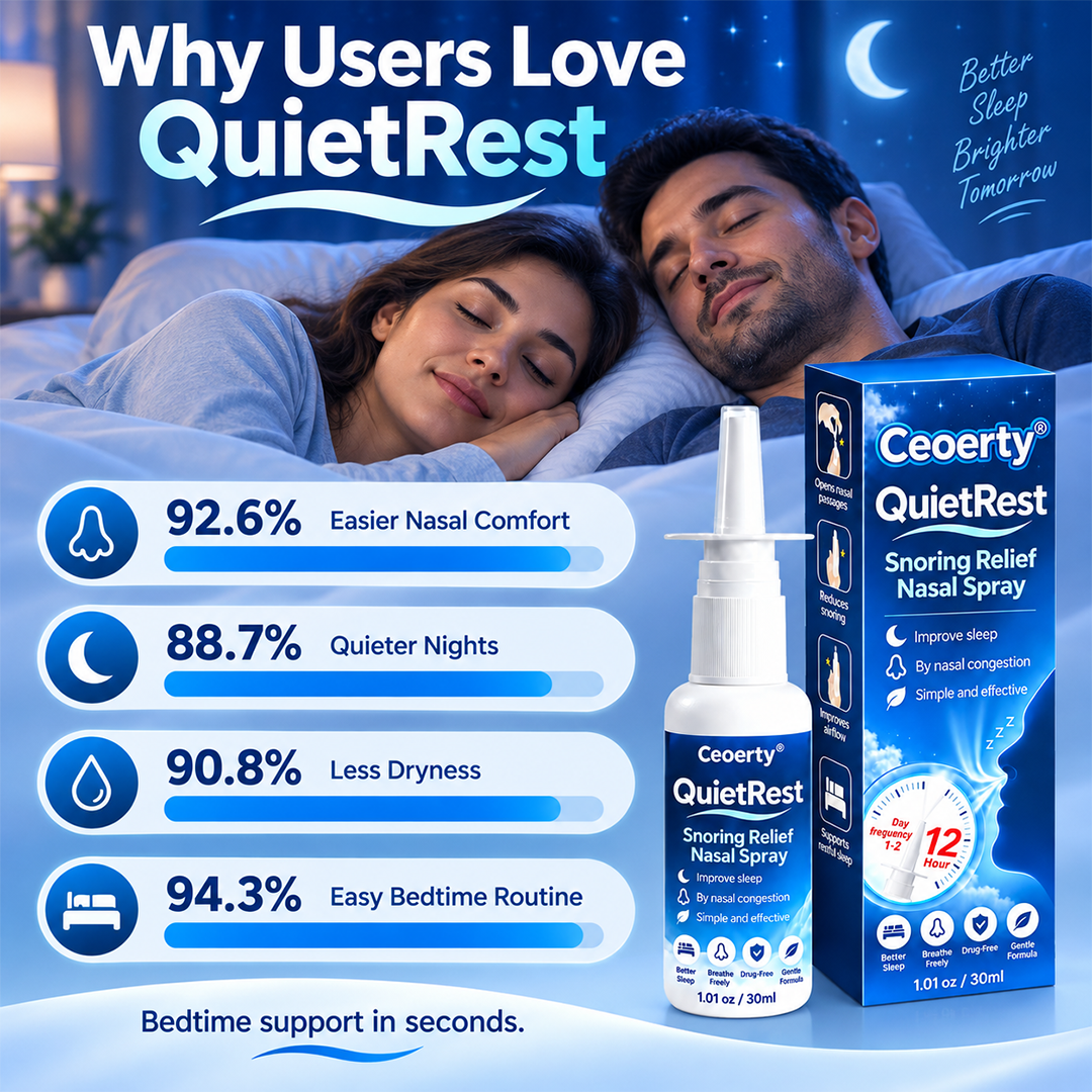 Ceoerty® QuietRest – nosní sprej proti chrápání