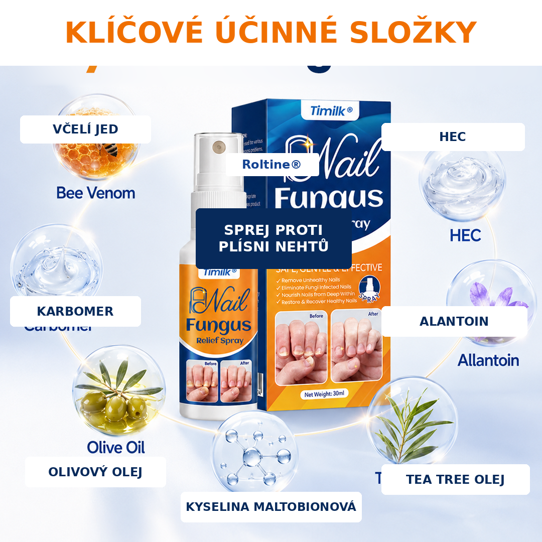 Roltine® Sprej proti plísním nehtů