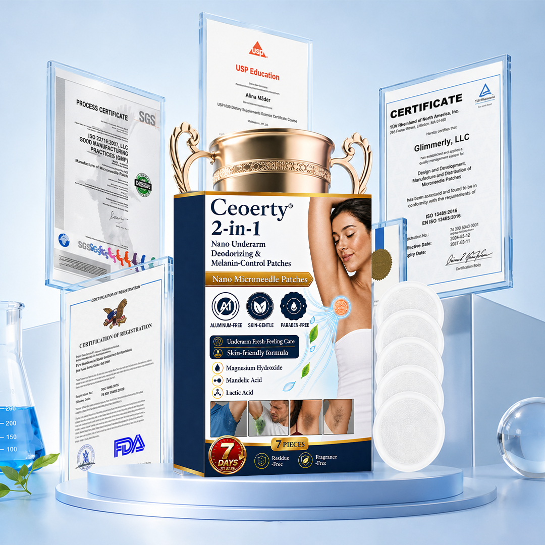 Ceoerty® 2-in-1 ワキ用ケアパッチ