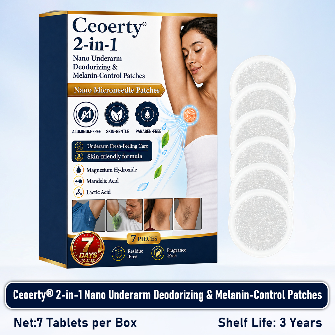 Ceoerty® 2-in-1 ワキ用ケアパッチ