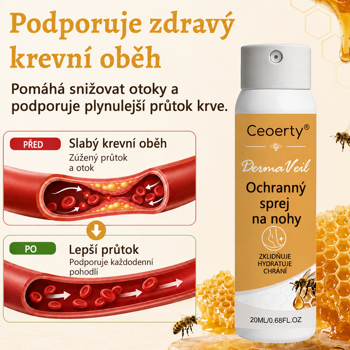 Ceoerty®🍇 DermaVeil ochranný sprej na nohy🍬