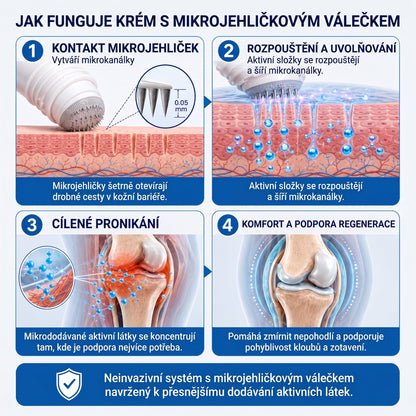 OFICIÁLNÍ OBCHOD | IFMAGIC® 0,05 mm Mikroneedle Rychle Působící Roll-On pro Úlevu Kloubů a Kostí🎃