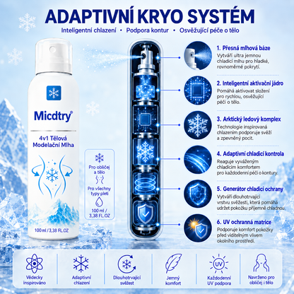 Mirevane CryoContour 4 v 1 – mlha pro tvarování postavy