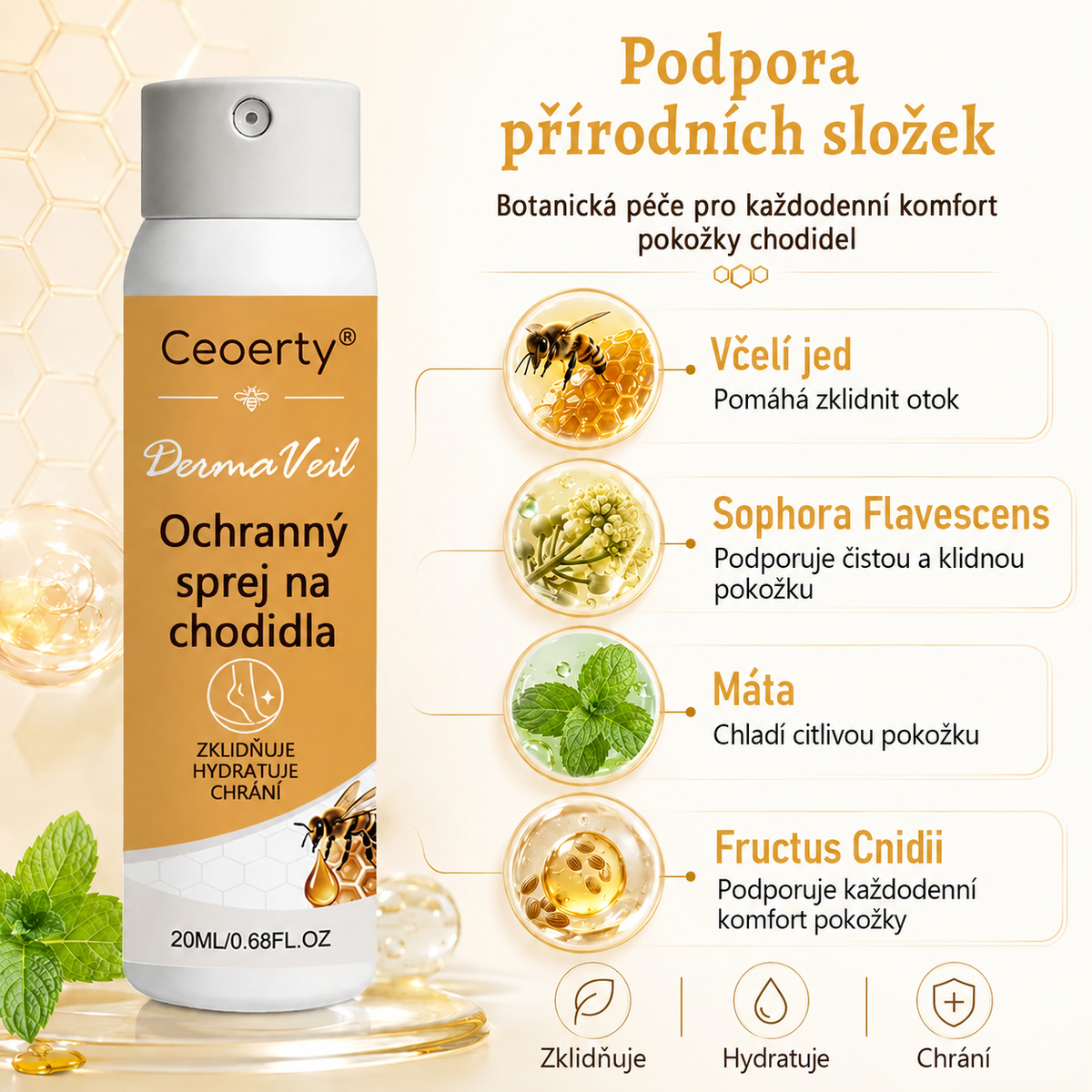 Ceoerty®🍇 DermaVeil ochranný sprej na nohy🍬