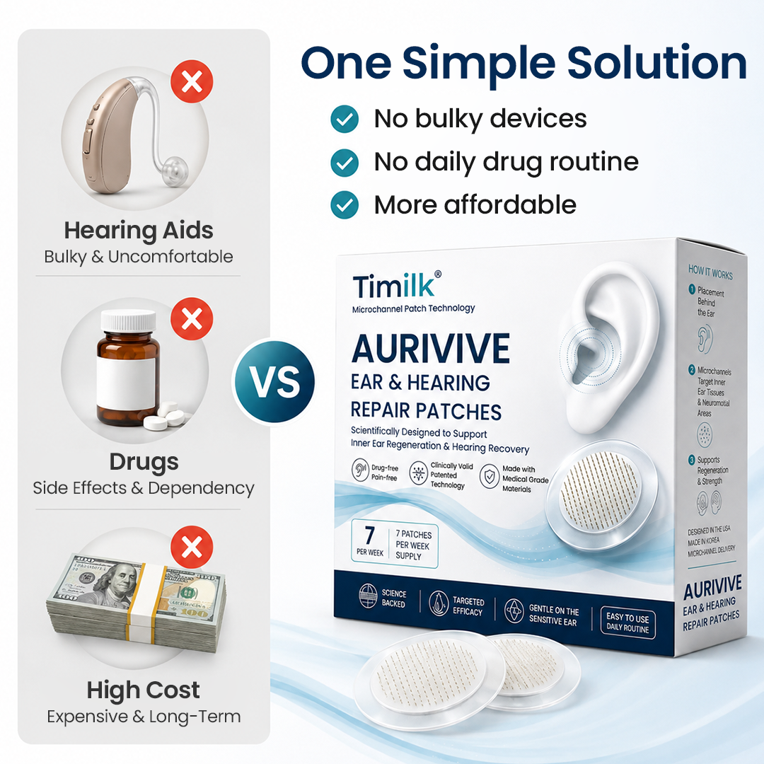 Timilk® AuriVive イヤーケアパッチ