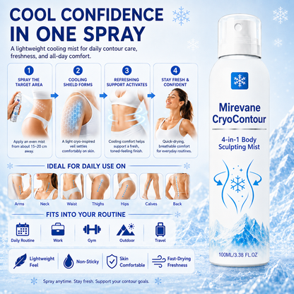 Mirevane CryoContour 4-in-1 Body Sculpting Mist