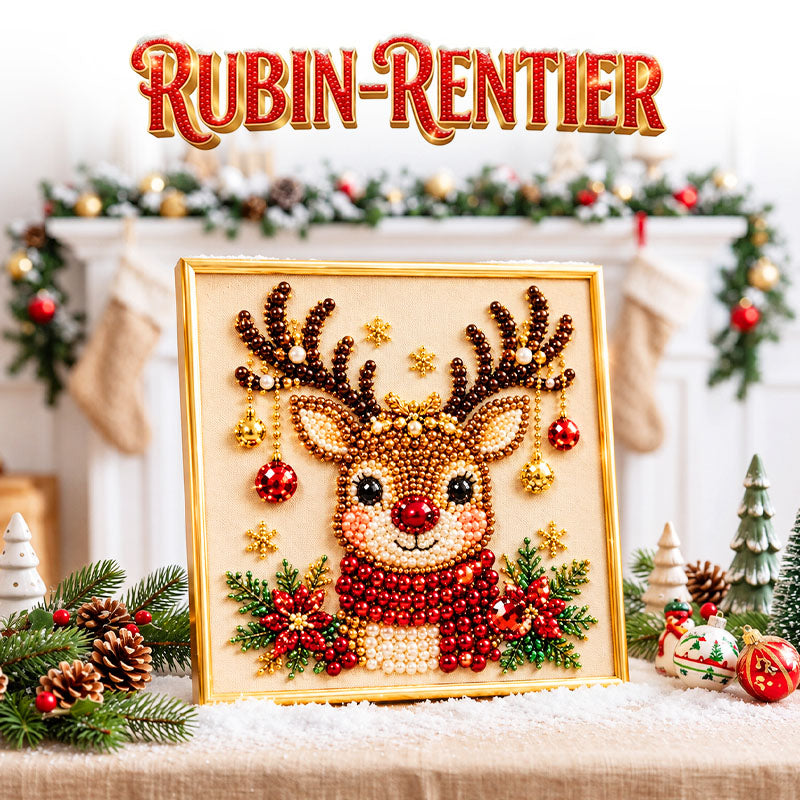 ✨ Roltine® 3D vánoční kreativní sada s korálky – Relaxační DIY sváteční tvoření