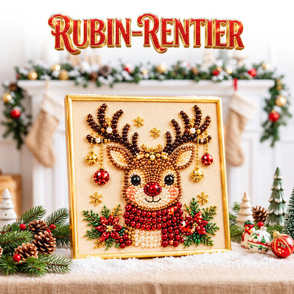 ✨ Roltine® 3D vánoční kreativní sada s korálky – Relaxační DIY sváteční tvoření