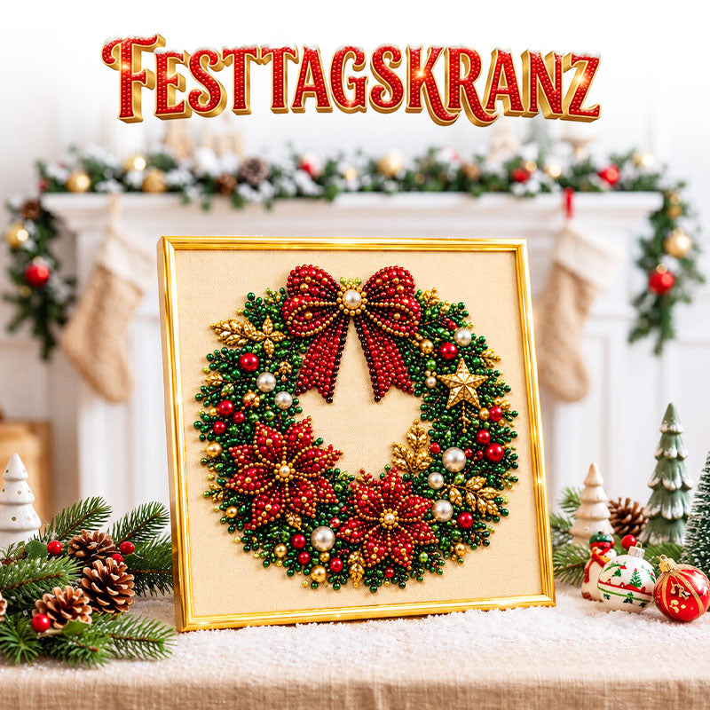 ✨ Roltine® 3D vánoční kreativní sada s korálky – Relaxační DIY sváteční tvoření