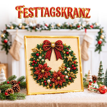 ✨ Roltine® 3D vánoční kreativní sada s korálky – Relaxační DIY sváteční tvoření