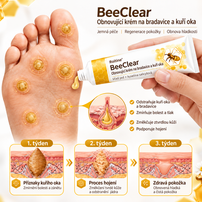 Roltine® BeeClear – regenerační krém na bradavice a kuří oka