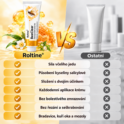 Roltine® BeeClear – regenerační krém na bradavice a kuří oka