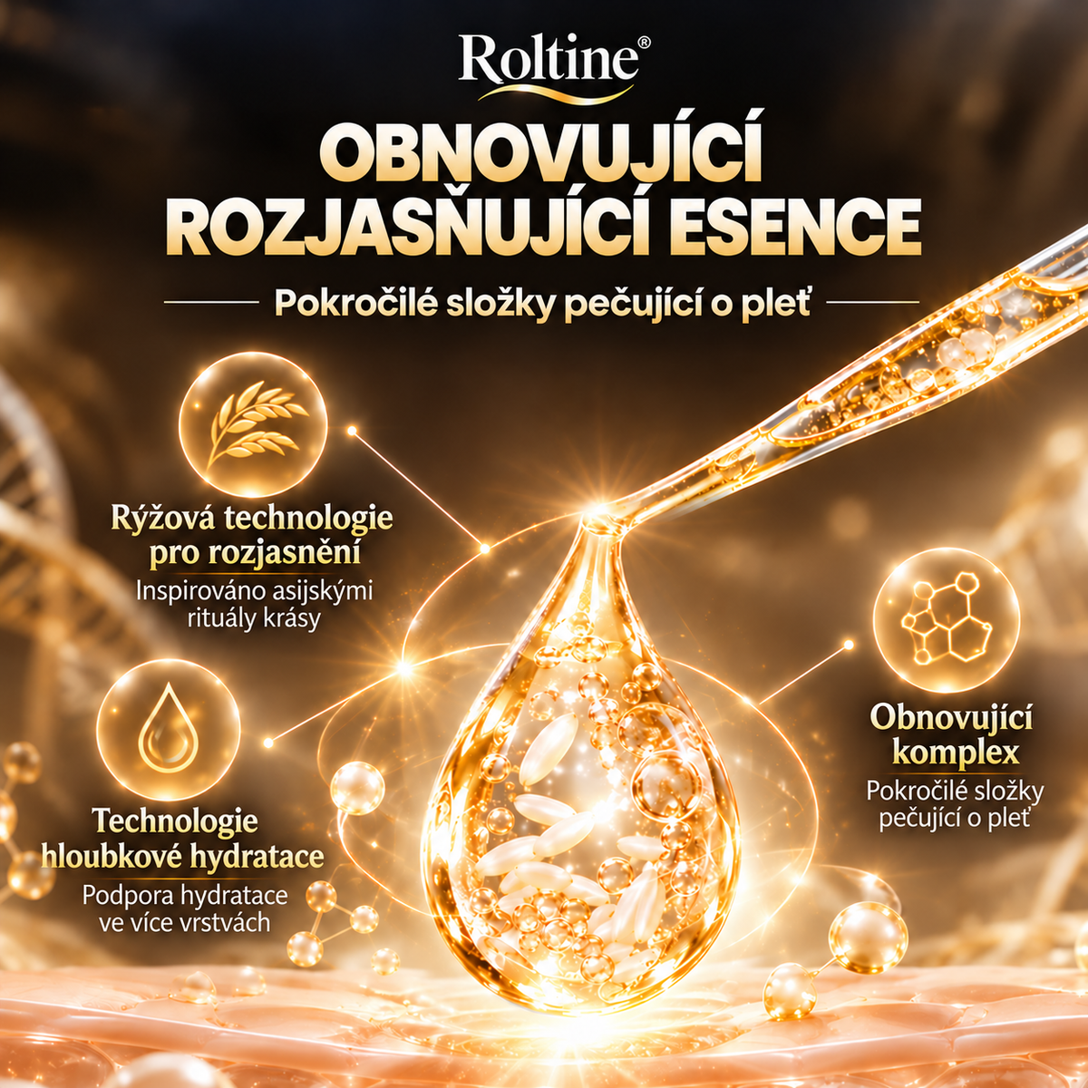 Roltine® – Obnovující rozjasňující esence